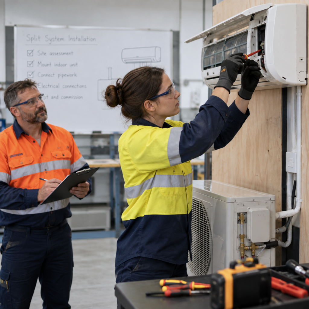 split system installation training