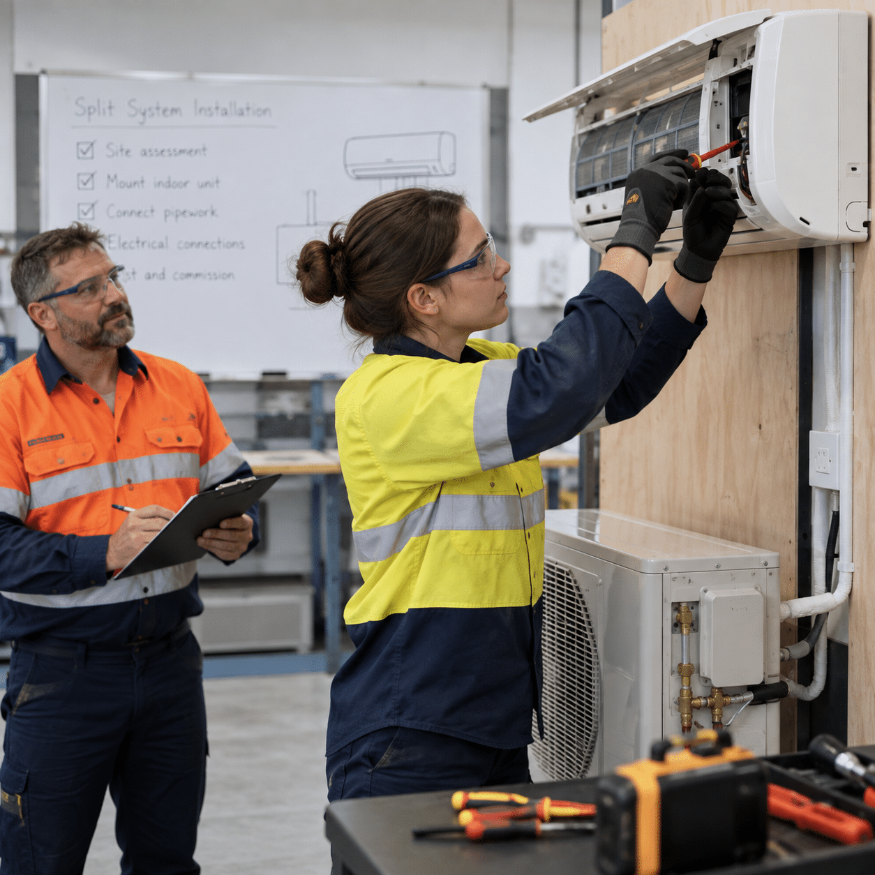 split system installation training
